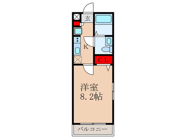 コスモリード蚕糸の森公園の物件間取画像